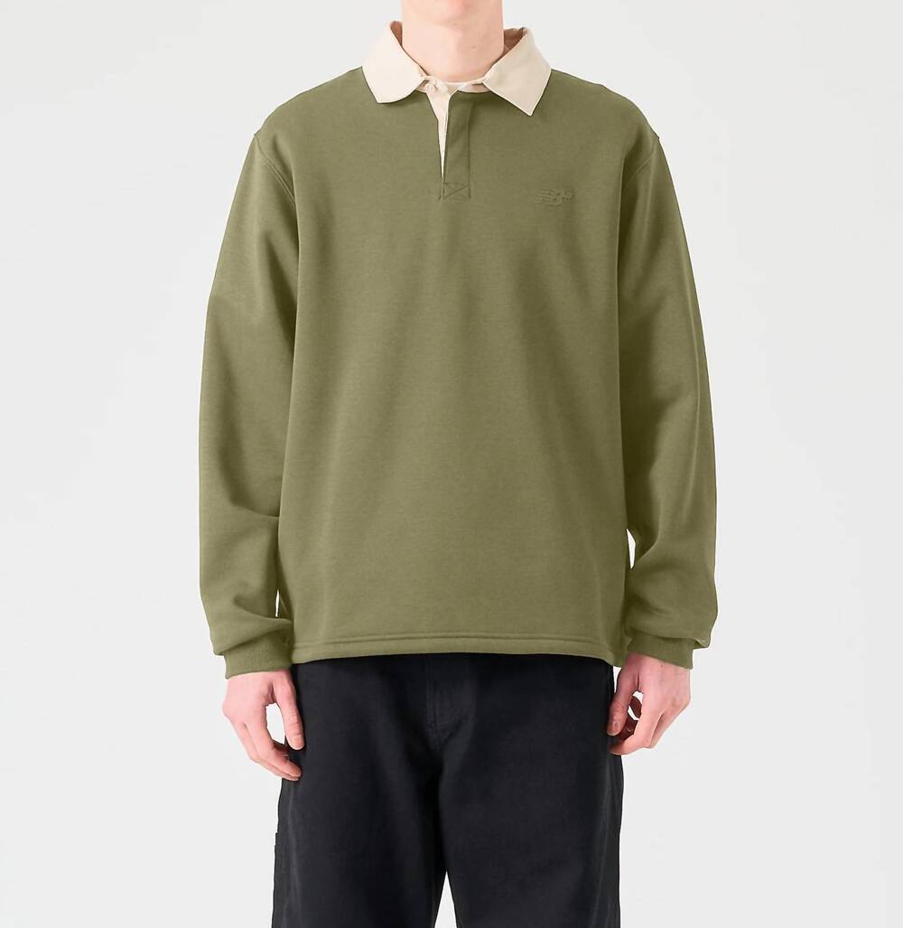 NEW NEW BALANCE numeric advanced rugby long sleeve shirt in olive